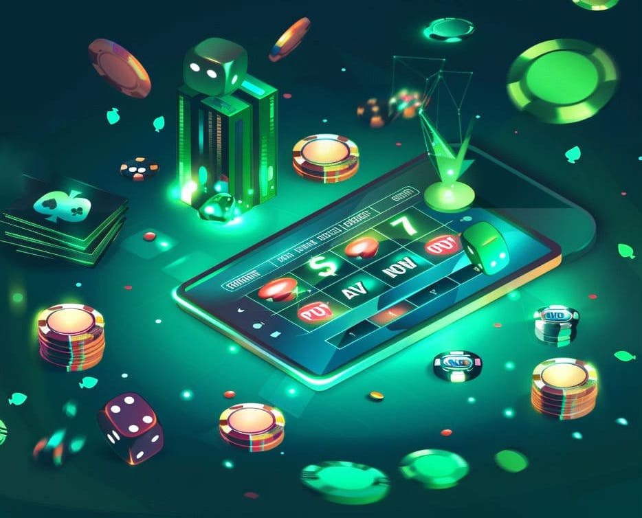 Antarmuka mobile igembel dengan navigasi Bahasa Indonesia